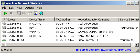 need wireless driver mac id number for wifi